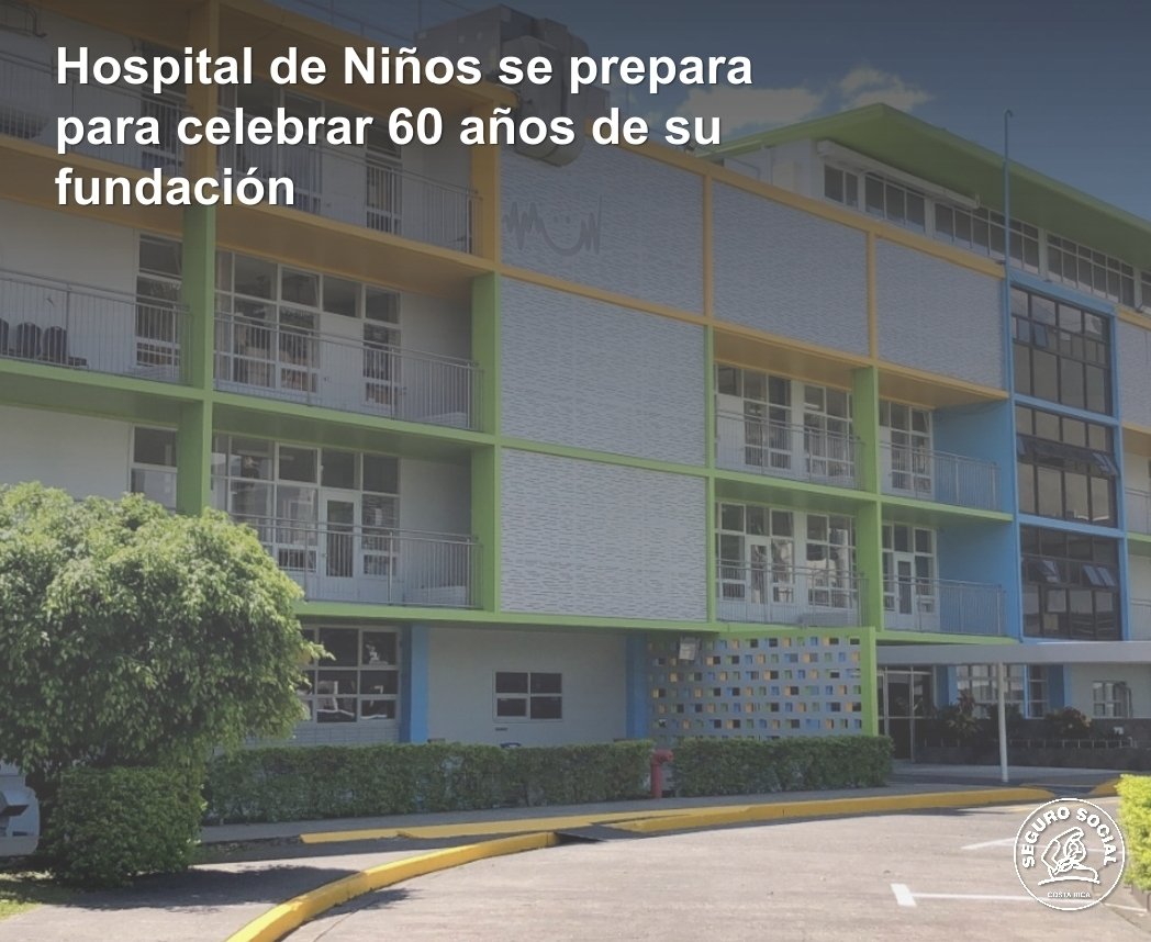 Único hospital infantil especializado en Costa Rica. El 24 de mayo de 1964 abrió sus puertas al servicio de la niñez. Más detallé acá: ccss.sa.cr/noticia?v=3125…