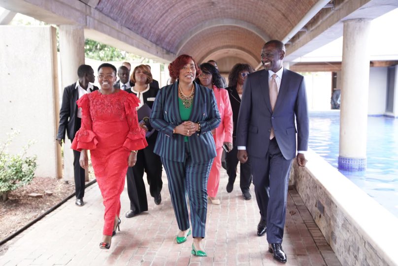 It was a privilege to welcome President William Ruto and First Lady Rachel Ruto of Kenya to @TheKingCenter today. Their visit underscores our mutual commitment to peace and justice. Thank you for your inspiring leadership! #ShiftTheCulture #BelovedCommunity