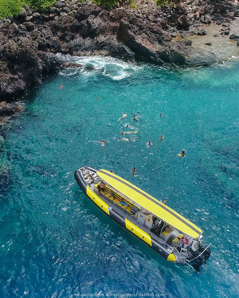 Find epic snorkeling spots along our coastlinewith boat trips heading to secluded areas along the coast along with #Molokini. Head out with Maui Snorkel Charters for a family-owned and operated snorkel tour out of #Kihei, #Maui. #BestDayEver!