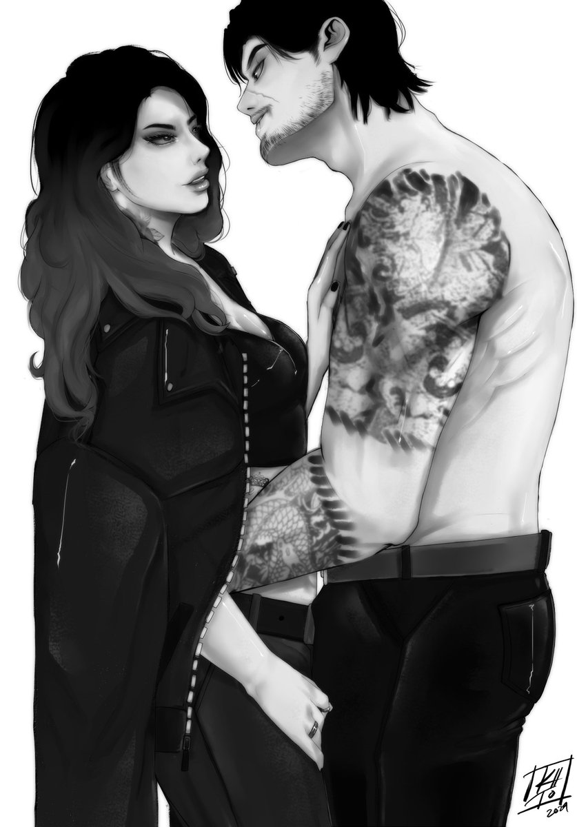 FarhahMorrison's tweet photo. Vasco &amp; my OC
#lookism #lookismfanart #vasco #fanart #OC https://t.co/GR8T2Wqb4w