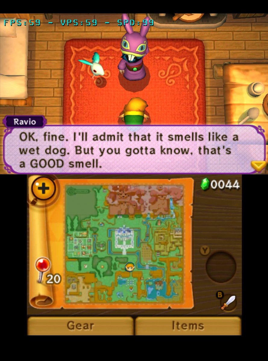 Kemin8A's tweet image. Como olvidar, cuando te dan un brazalete con olor a perro mojado.
#Ravio
#Linkbetweenworlds
#TLOZ
#ZELDA
#NINTENDO
#CITRAMMJ
#CITRAEMULATOR