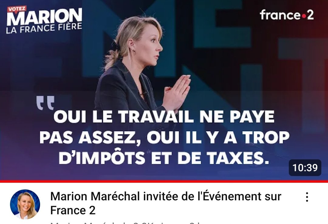 ⚠️Ce message ne s'adresse pas aux personnes qui veulent continuer à s'appauvrir. 👉#VotezMarion 👉Parti-Reconquete.fr/programme