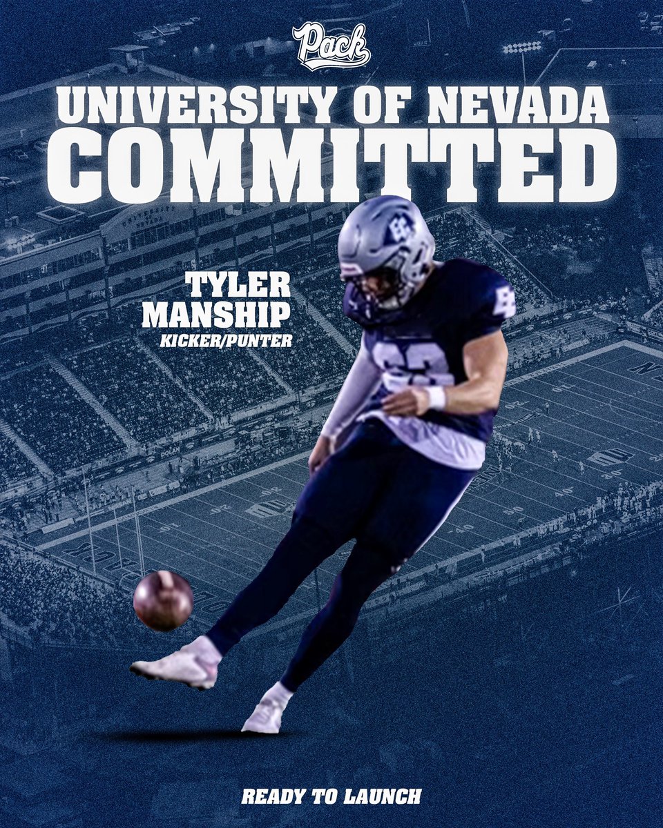 Blessed to announce my commitment to The University Of Nevada🐺🚀