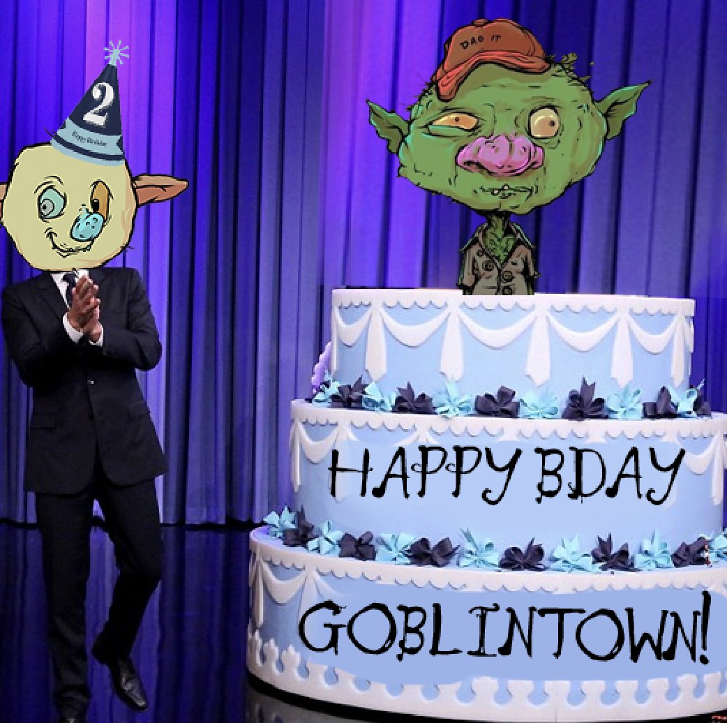 AJT (@ajt) on Twitter photo Canāt believe itās already been 2 years of Goblintown!
Iām giving away a goblin to celebrate.
To win, RT, follow <a href="/goblintown/">goblintown</a> and reply to this tweet with your best dancing gif.
Iāll pick my favorite tomorrow! Canāt believe itās already been 2 years of Goblintown!
Iām giving away a goblin to celebrate.
To win, RT, follow <a href="/goblintown/">goblintown</a> and reply to this tweet with your best dancing gif.
Iāll pick my favorite tomorrow!