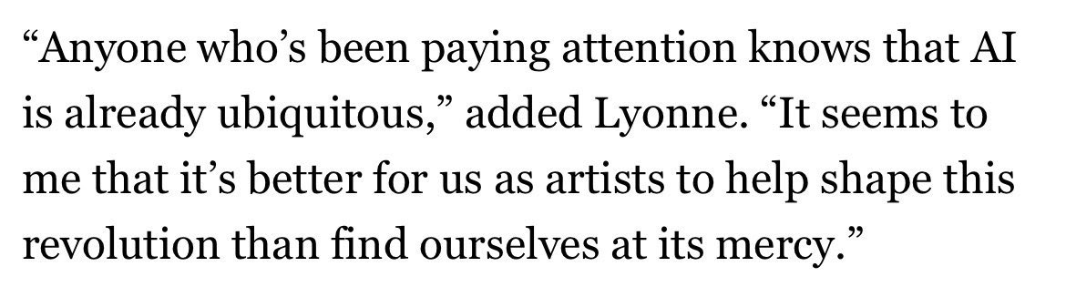 maybe I misunderstood natasha’s fascination with ai. didn’t think she’d ever do something like this