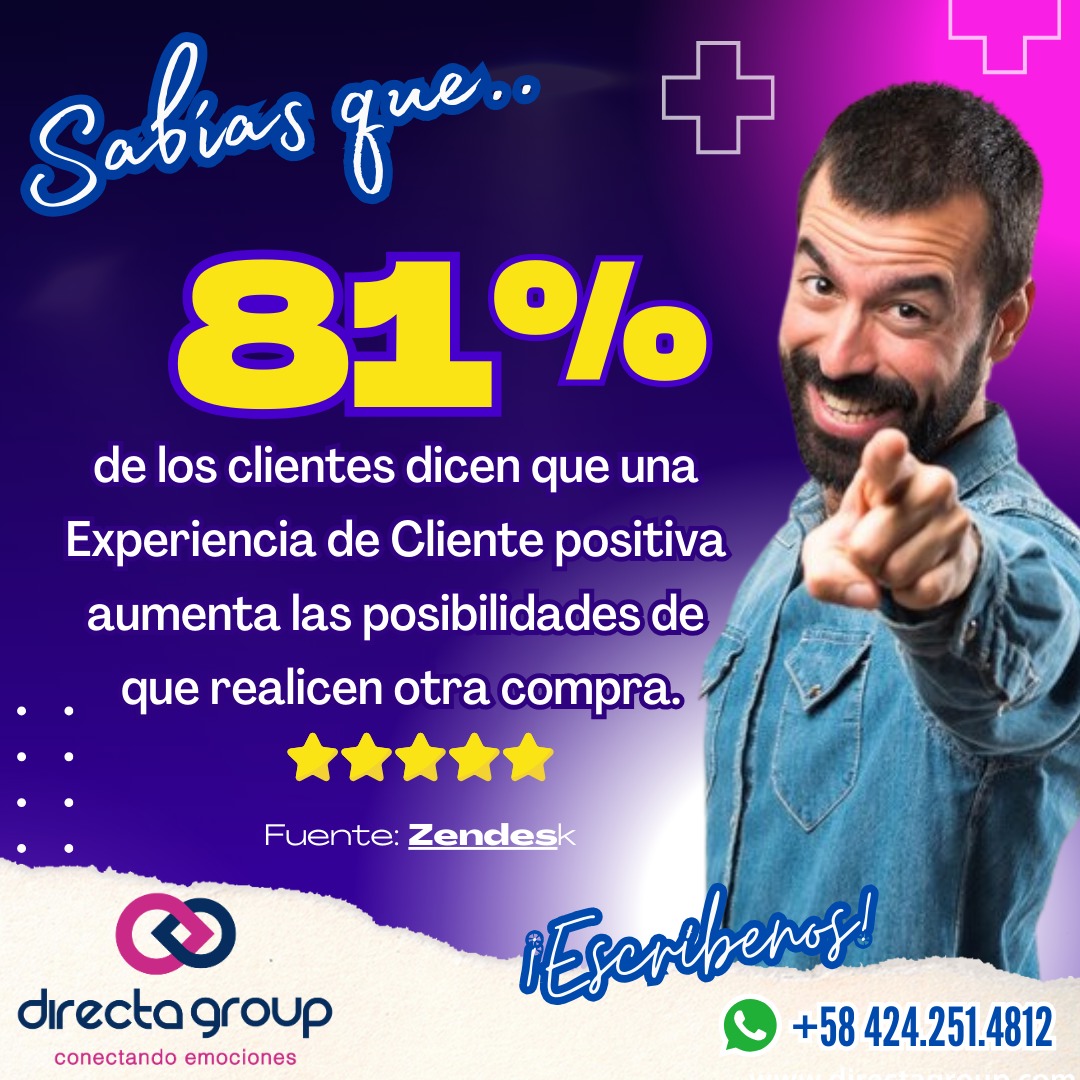 DirectaGroup's tweet photo. Y un 62% de los clientes #B2B están dispuestos a pagar más por una buena experiencia! ¿ Qué significa esto?  https://t.co/SJ7E0BddMf

#dato #tendencias #cx #business #directagroup #bpo https://t.co/9VyVTe2hq6