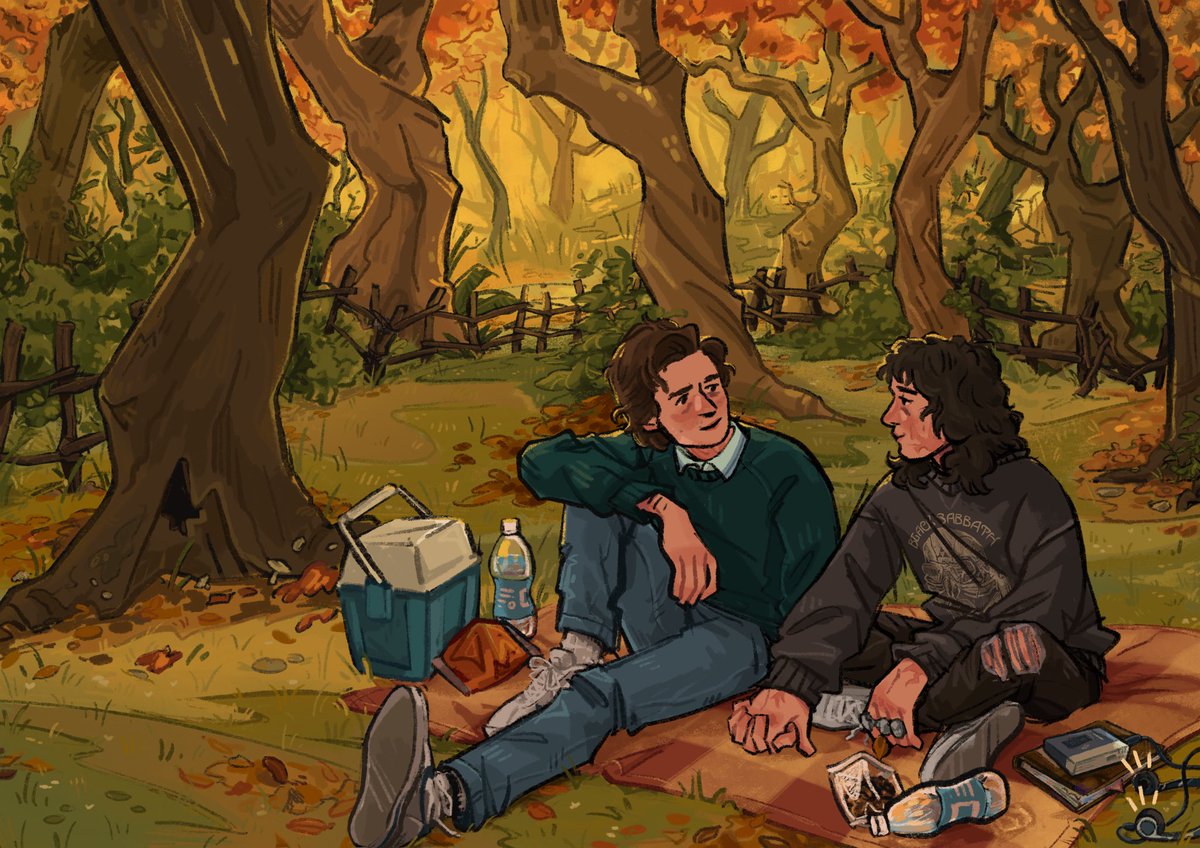 another scene from ‘i come back to the place you are’ (link below) commissioned by @glitterfangart ☀️☀️☀️