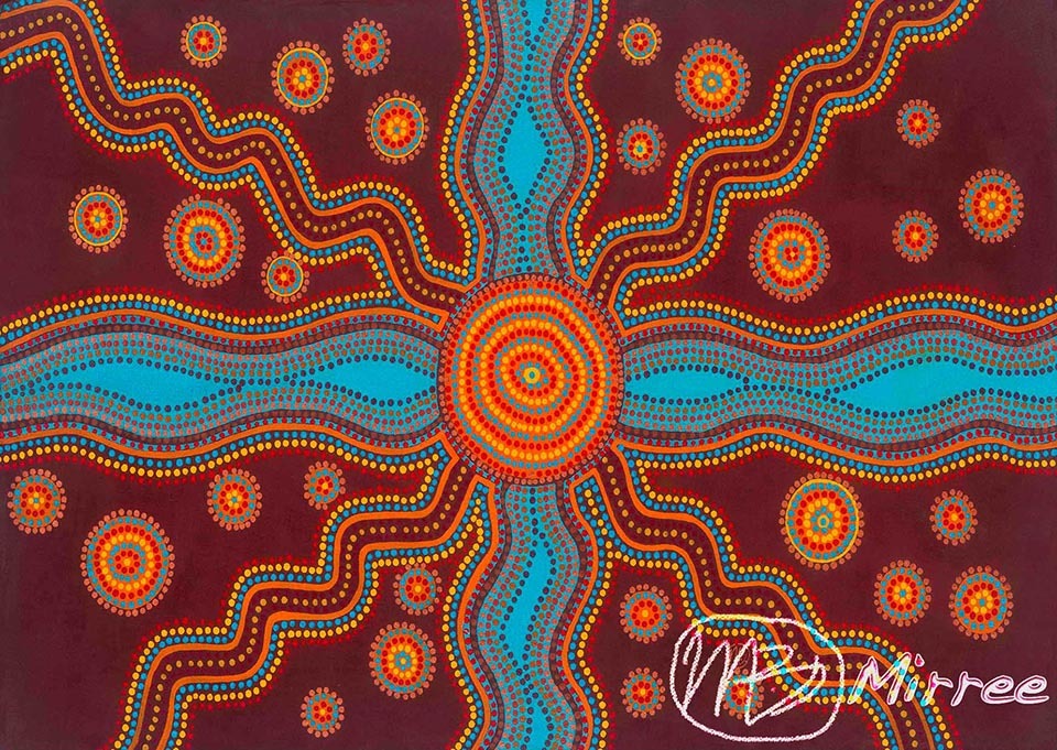 Family Songlines ~ Dreamtime Collection is now available - make me an offer, for the 1st time in 10 years #indigenous #contemporaryart #artcollectors #Australia #birds #BirdsofAustralia #australianbirds #wildlifeart #birdart #artcollector... artworksbymirree.com