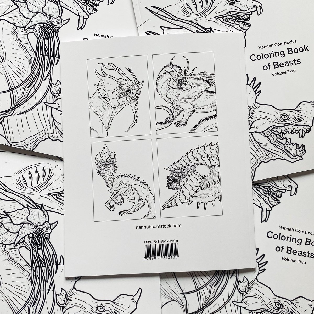 The Coloring Book of Beasts Volume 2 is here!