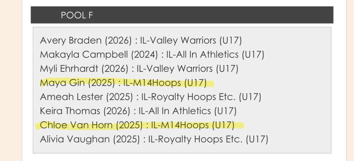 I am very honored to have been named an All-Star for the Mid America Challenge this past weekend! Had a great time competing! @M14Hoops_Girls Also very proud of my teammate @MayaGin for also being selected!