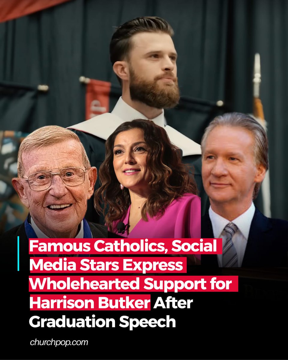 Famous Catholics, Social Media Stars Express Wholehearted Support for Harrison Butker After Graduation Speech Three-time Super Bowl Champion Harrison Butker made headlines over the last week for his commencement address at Benedictine College on May 11, 2024. Butker, a devout