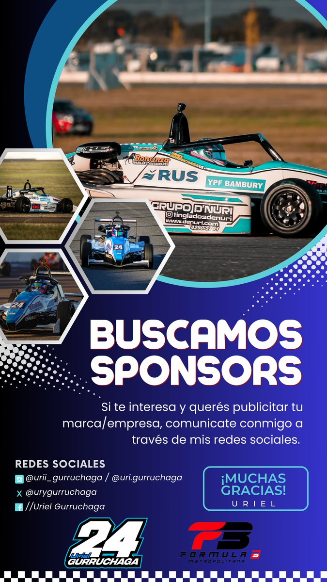 FCCreativeOK's tweet photo. 🔵 Trabajo en conjunto con @MGPressSports de Gráfica y Prensa/CM para el piloto de #F3Metropolitana @Urygurruchaga🔵🏁
✍🏻#FCCreative @faabicaballero
👩🏻💻#MGPressSports @maar_goddat
¡Gracias Uriel por elegirnos! 💪🏻 Y METIMOS UN REFRESH🌬️ https://t.co/PZtWDNqhoR