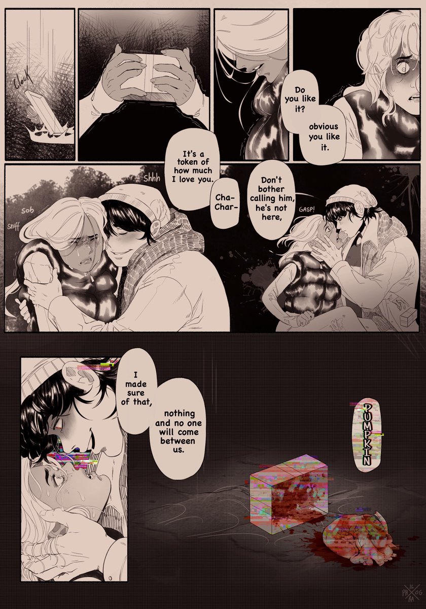 Charlie has a gift for you….………Charlie?🫀

I promised you a mini comic and here it is.
Sorry my bad English👉🏽👈🏽

#ADoubleSidedMirror #ADoubleSidedMirrorGame #ADoubleSidedMirrorVN #ArtistOnX #Comics #MangaArr