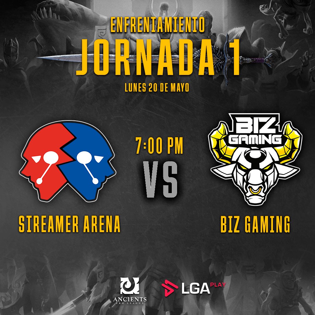 💪🏽 ¡Hoy comienza la batalla en la Liga de Dota de LGA Play!

⚔️ Hoy estamos listos para enfrentarnos en nuestro primer partido contra Biz Gaming

💻 No te pierdas la acción a las 7:00pm horario de Venezuela en los canales de LGA Play.