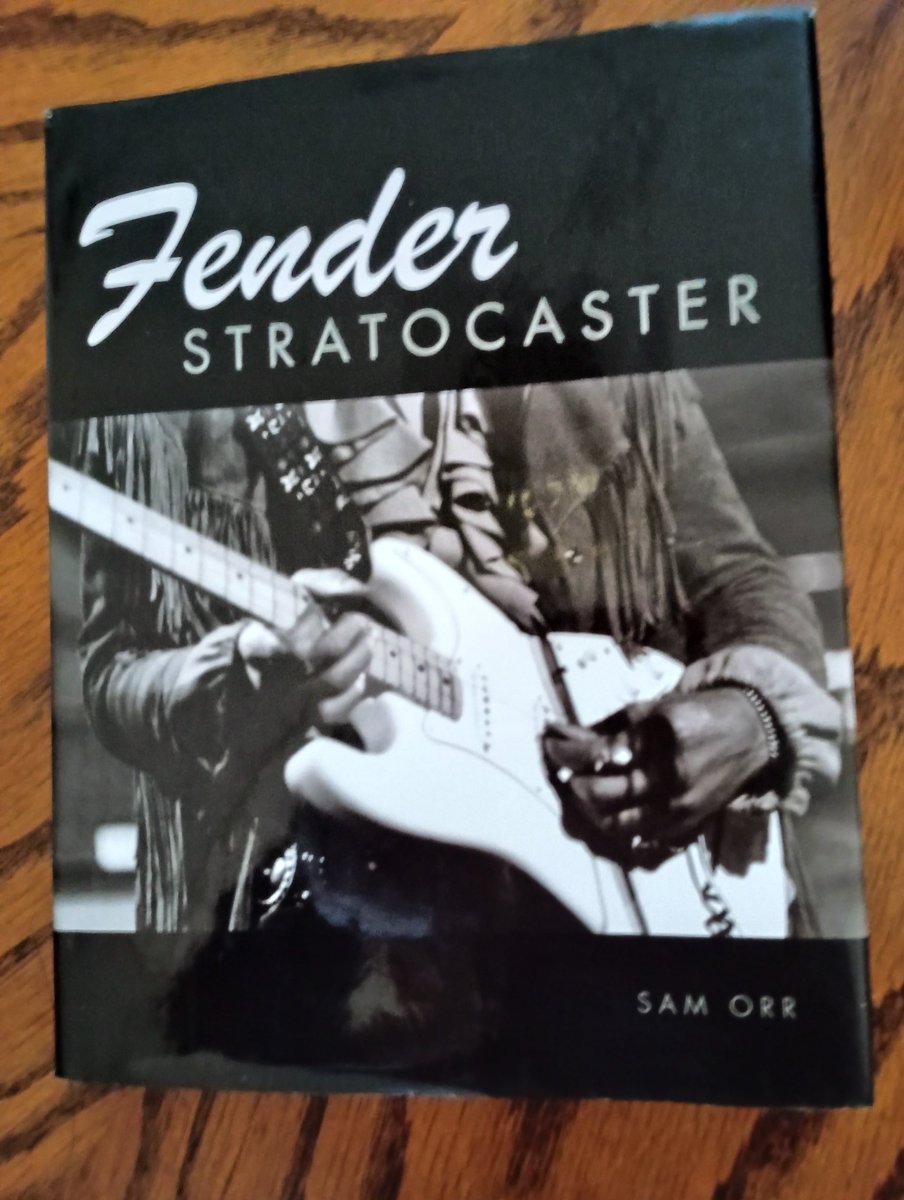 The first of the three Fender Stratocaster books came in. It's 137 pages with pictures. I'm going to be reading it, the 'Country Skills' book, and playing my Stratocaster out of the 'Rock Guitar' book. After a nap. @capitolrecords @capitolmusic @umgnashville @umg