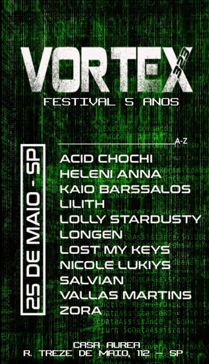 323Vortex's tweet image. E não é que já é sábado?
Nosso tão aguardado festival de 5 anos de (r)existência!!
Comemorados da melhor forma possível com 2 pistas e grandes nomes nacionais !

Garanta seu ingresso e vem pro front com a gente !
shotgun.live/events/festiva…