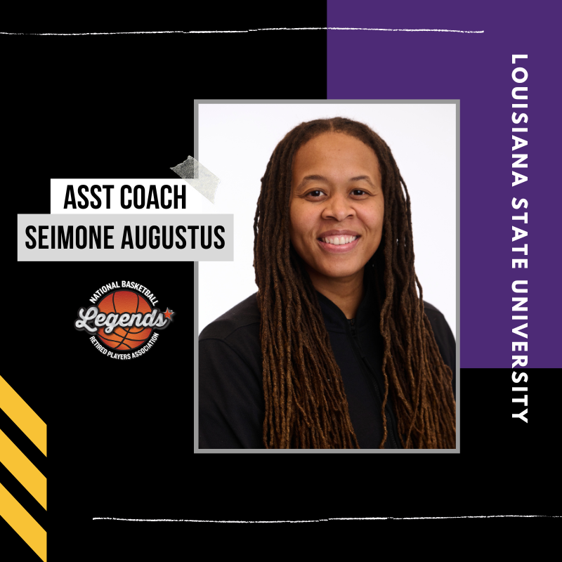 Congratulations to #24HoopClass Hall of Fame Inductee Seimone Augustus – the new assistant coach of LSU Women's Basketball