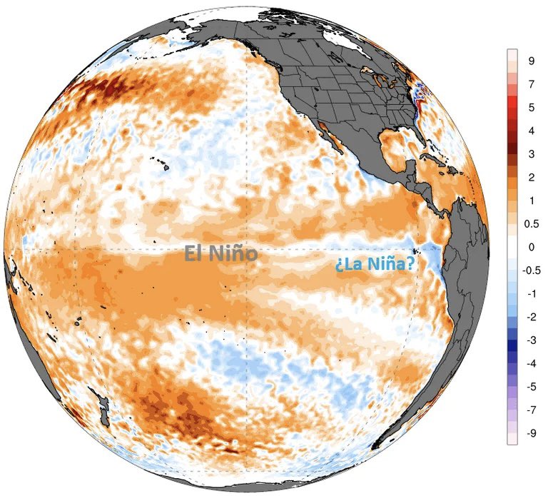 We are already in the #ENSO-neutral phase. Can the media and others stop blaming the incredible global #heatwaves on a “natural” El Niño event. There is nothing natural about the new #climate this civilization is now entering.