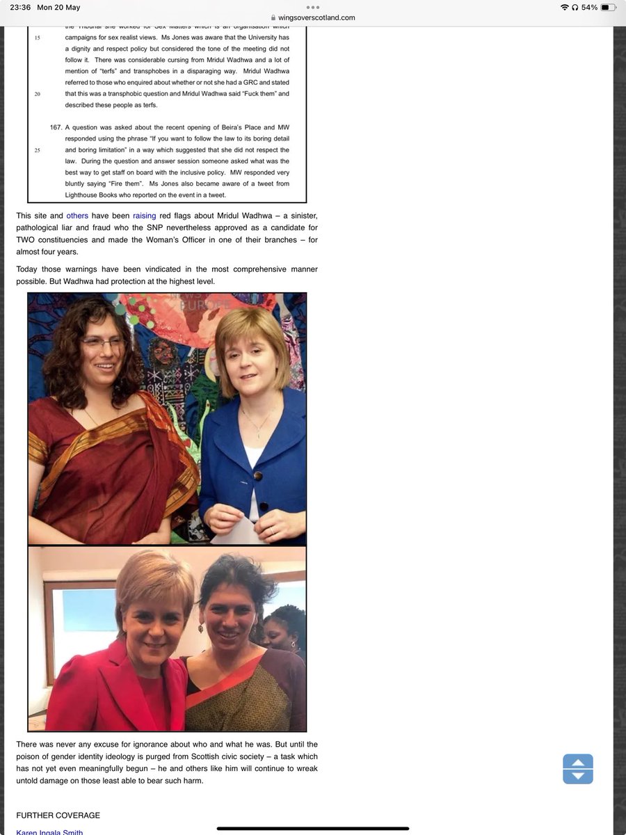 screen grab from an extensive piece on ⁦⁦@WingsScotland⁩ website.”By the company they keep, ye shall know them.”Sturgeon cosying up to the geezer who runs the Edinburgh Rape Crisis centre..although presumably not for much longer.