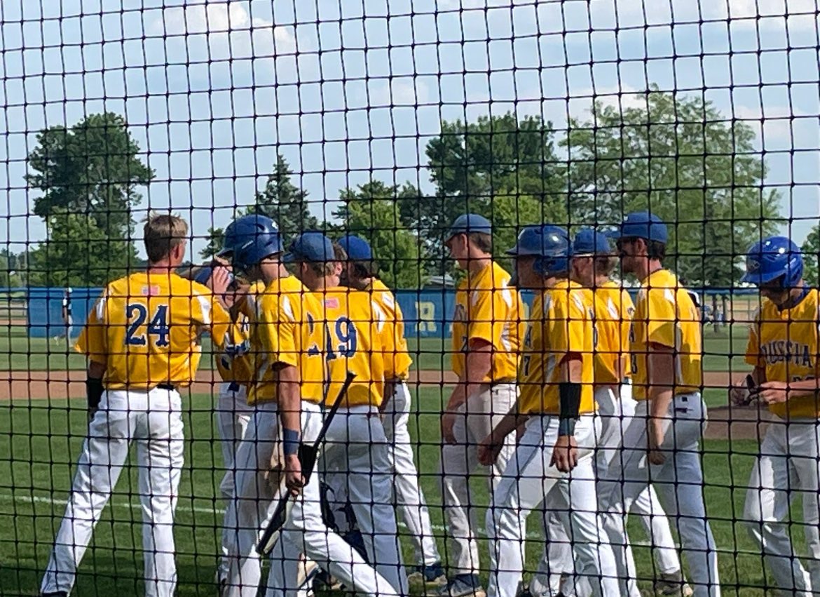 With the help of a home run hit by Brayden Monnin the Raiders are up 9-0 over Twin Valley.