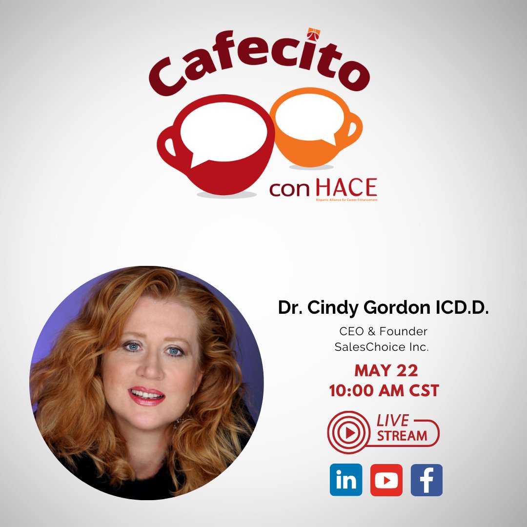 Tune in this Wednesday for a special edition of Cafecito con HACE featuring Dr. Cindy Gordon, a pioneering expert in the AI industry. Dr. Gordon and our President and CEO, Patricia Mota, dive deep into the insights from our latest white paper.
➡️hubs.la/Q02xQzxP0