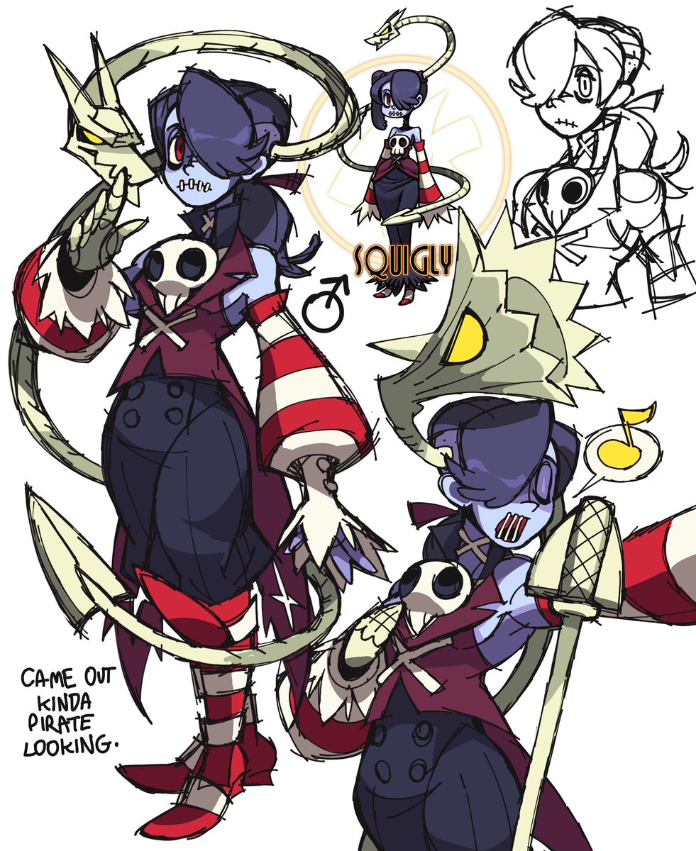 onebadnoodle_'s tweet photo. skullgirls... but skullguys https://t.co/oYad5Dsepm