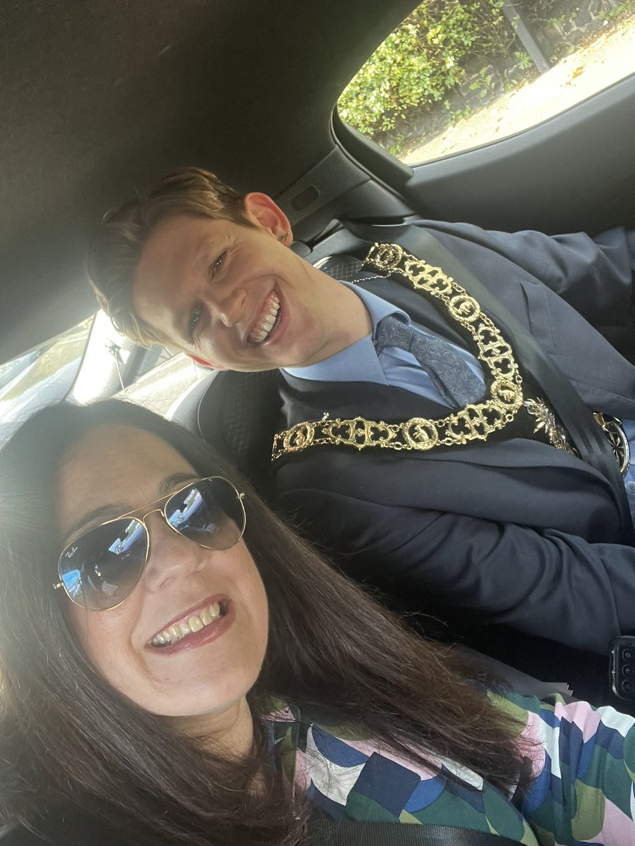 Last drive to Full Council with @LesterBuxton as Mayor of Haringey It’s been a great year, thank you for all your energy, hard work and commitment. You’ve been a real champion for young people.