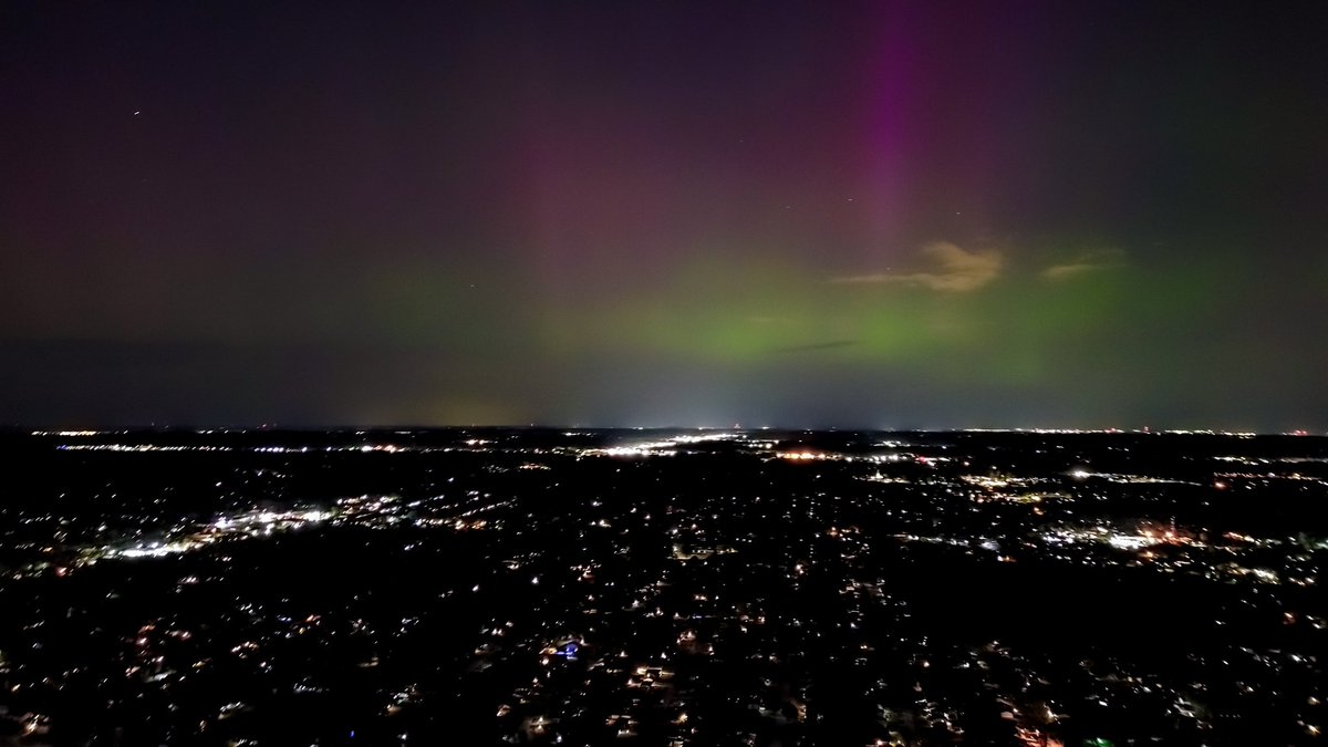 By our member James, #Minnesota USA - #Auroraborealis may 10-11 #drone #DronePhotos #nightskyphotography #aurora #NorthernLights