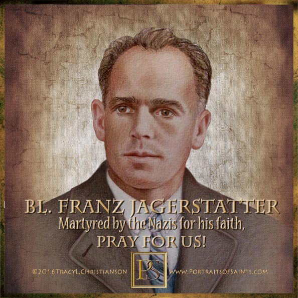 Happy Feast Day Bl. Franz JagerstatterPray for Us. He was a farmer and father of four, who refused to fight in Hitler's army, knowing that he would face execution. bit.ly/3kdmk8V