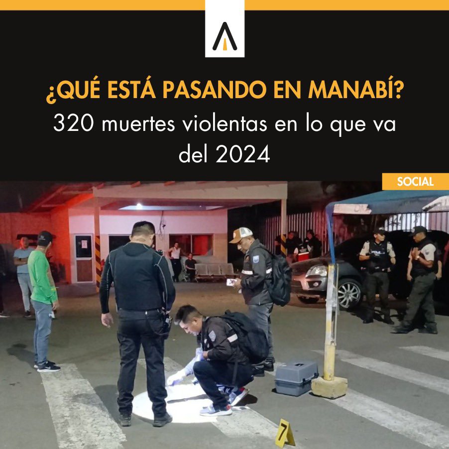 Manabí enfrenta una crítica ola de violencia en los últimos meses. Las principales víctimas mortales serían funcionarios públicos. Los detalles aquí ⬇️ goo.su/hCNzsUx