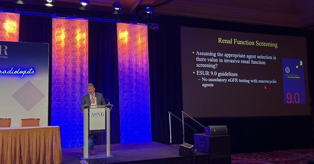 Another great clinical update this afternoon. Thank you to Guerbet for their support of the session: The Next Generation GBCA Unveiled: Enhancing Lesion Visualization with Half the Gadolinium Dose. 
#ASNR24 #Neuroradiology #Neurorad #MedEd #RadRes