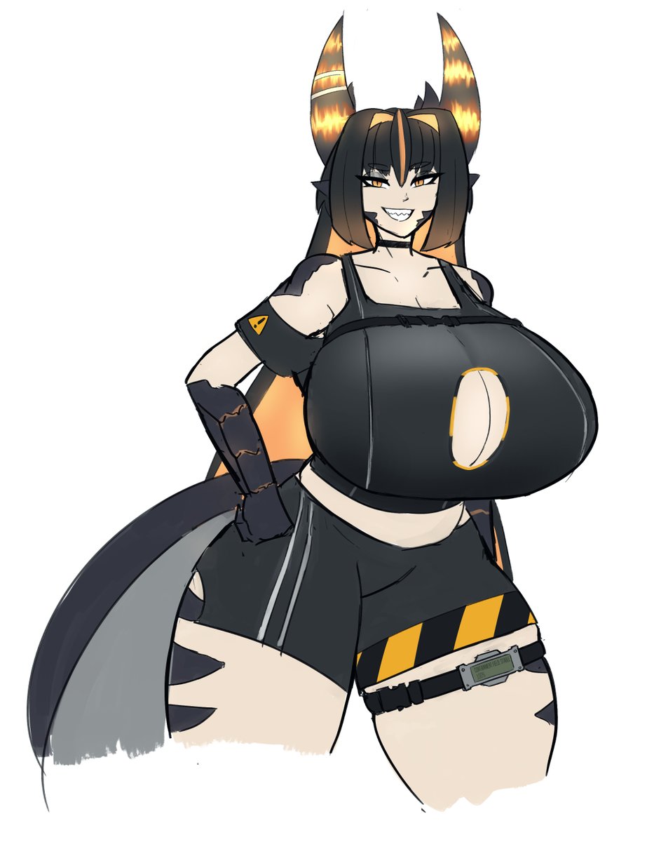 decided to fuck around with her clothes a bit more in this rough sketch thing, kinda like it. also, i named her Nyka