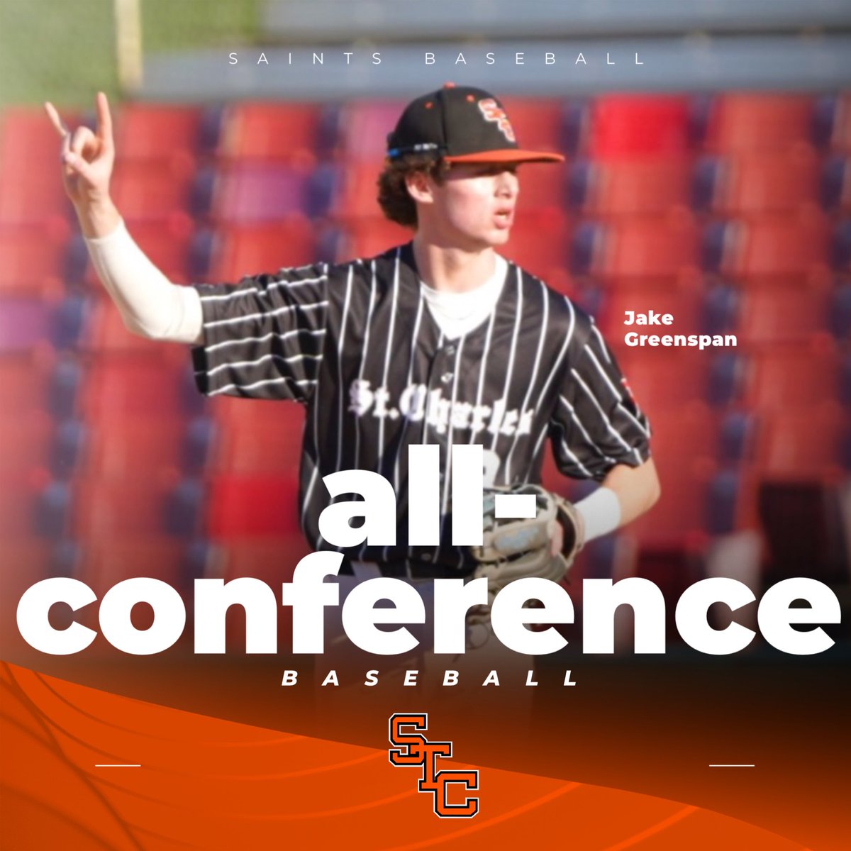 A big congratulations to Senior IF Jake Greenspan, who was selected to the DuKane All-Conference Team. Very much deserved! Congrats, Jake! #BeTheStandard⚜️⚾️