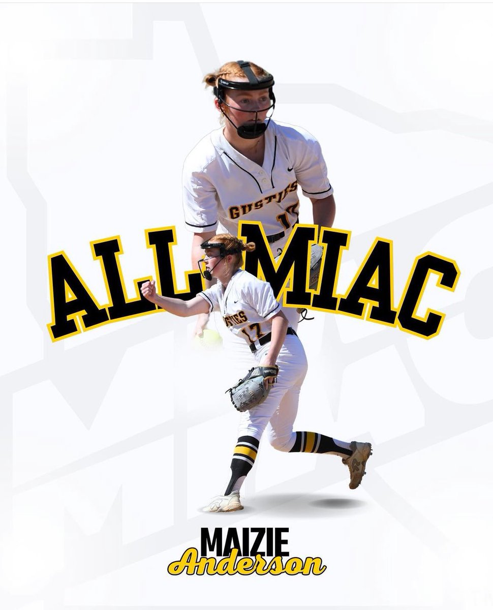 Congratulations to <a href="/RHS_IrishSB/">Rosemount Irish</a> alums <a href="/HelenMckinnon11/">Helen Mckinnon</a> - St. Kate's and <a href="/anderson_maizie/">Maizie Anderson</a> - Gustavus for being named All MIAC after their sophomore seasons! This is both Helen and Maizie's 2nd consecutive honor.  Maizie was also named to the All Tournament team!