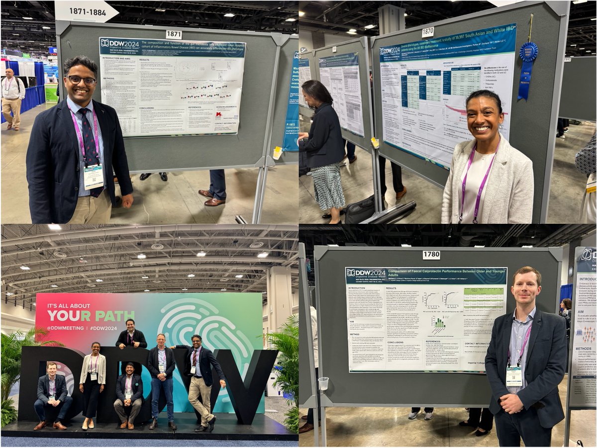 It has been great to have strong @IHepatology @ImperialMDR representation at #DDW2024 🇺🇸, flying the flag 🇬🇧 for clinical and translational research covering #microbiome, #MASLD, #GLP1, #IBD, #calprotectin #sampling