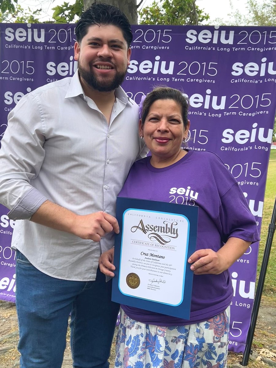 #TeamValencia is happy to be celebrating our caregivers with @seiu2015! 🎉

Thank you to our caregivers for taking care of our community.

#CaliforniaAhead #AD68