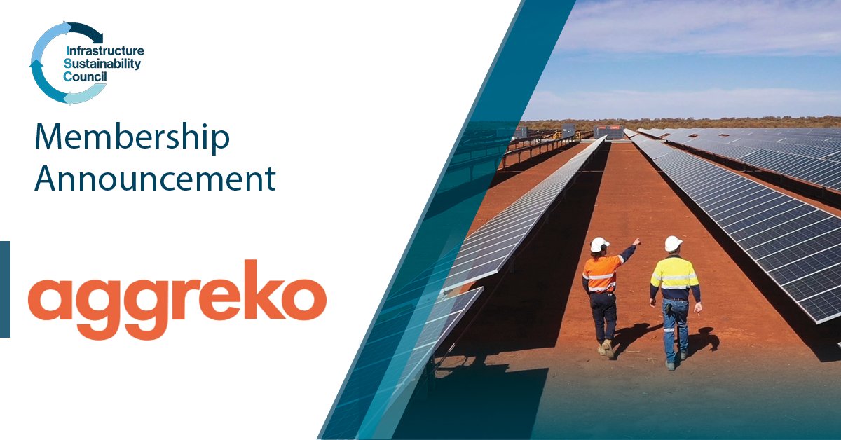 We welcome @aggreko who has joined the Infrastructure Sustainability Council (ISC) as a member.

Find out more 👉 loom.ly/BjXaqIo

#ISC #ISCmembership #sustainableinfrastructure #buildingtomorrow