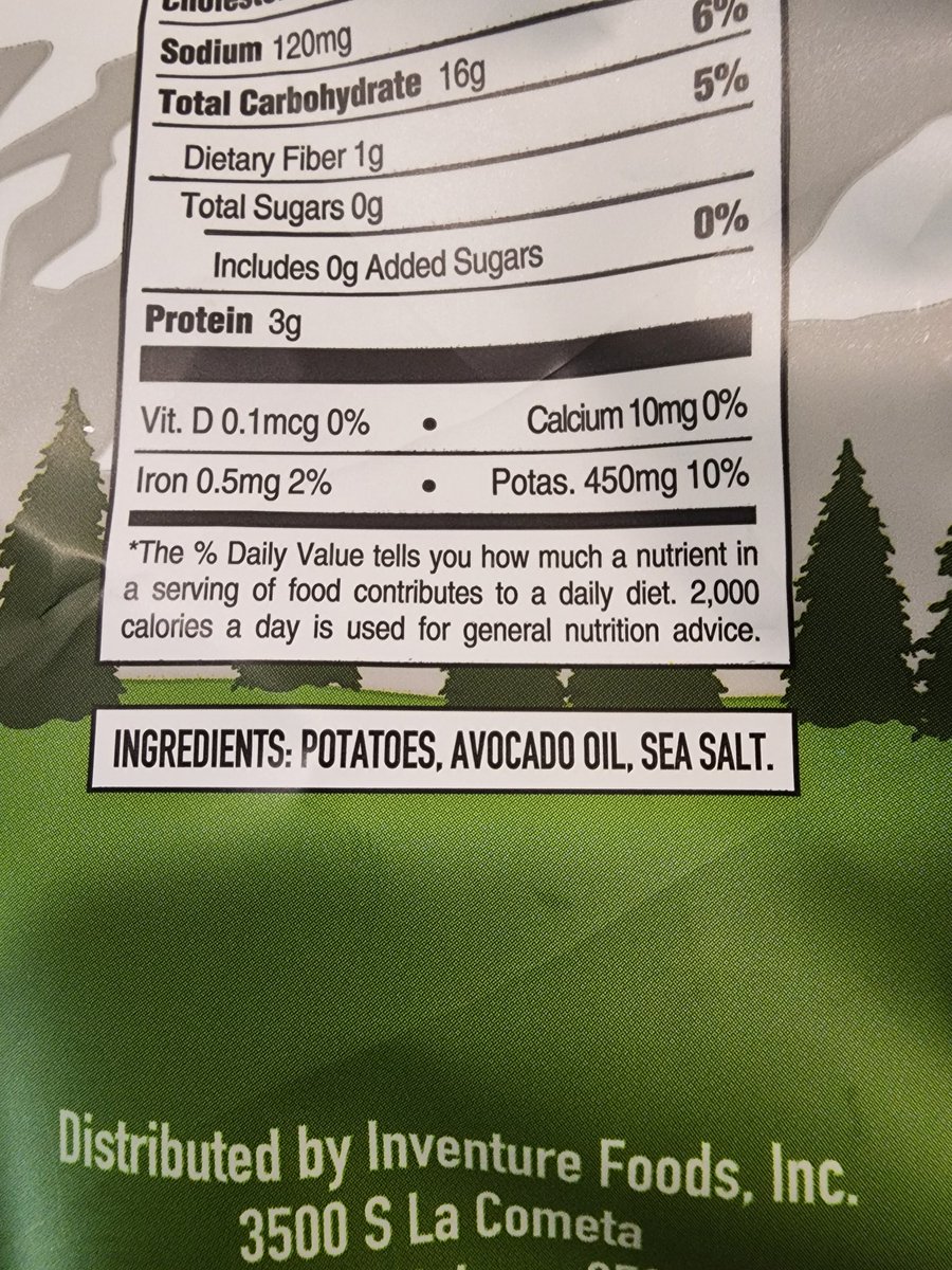 I absolutely recommend these chips... Delicious AF, and look at the ingredients list! Funny how such simplicity makes these some of the best tasting chips I've ever had. Say no to seed oils!