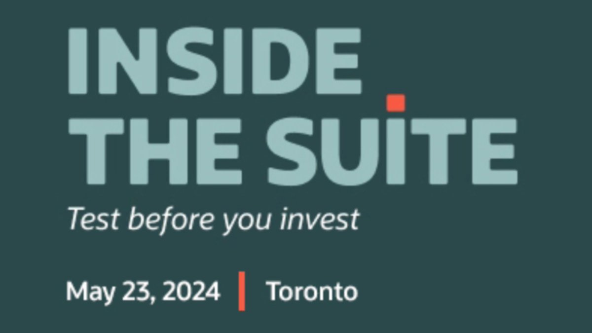 Test before you invest, #Toronto! 🧑‍💻Join us on May 23 to learn how our AI-powered suite can help boost your business: social.ora.cl/6018dmCQj #AI