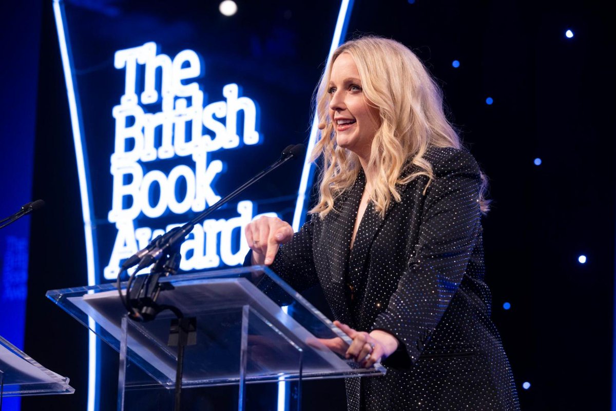 At The #BritishBookAwards, we were joined by Lauren Laverne who hosted the ceremony with Rhys Stephenson ✨ Find out more about the #Nibbies 👉thebookseller.com/awards/the-bri…