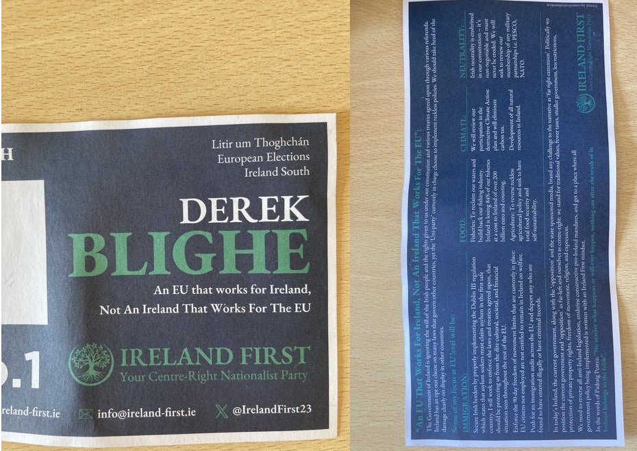 This is an election leaflet for Derek Blighe's campaign. Almost impressive how much disinformation and lies he fits into such a small space. Pretty depressing stuff, though, if anyone believes in concepts like 'facts' and 'truth' 😂 I'll try lay out a few facts. /1