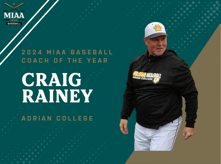 Adrian College's Craig Rainey Deemed 2024 #D3MIAA Baseball Coach of the Year ⚾ READ -- miaa.org/x/lcp30 #MIAAbsb #GreatSince1888 @AdrianBulldogs