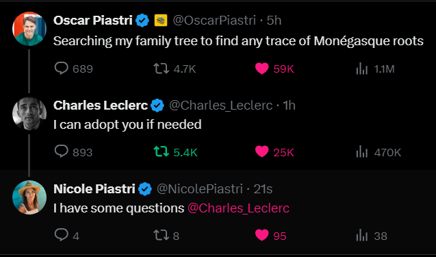 leclercsletters's tweet photo. MAMA PIASTRI 😭😭 https://t.co/X18QU1lQD4