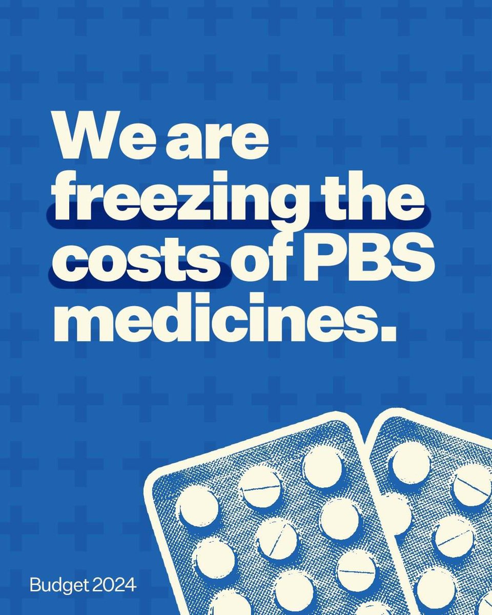 Labor built Medicare and we will always strengthen it. That’s why we’re freezing the maximum cost of PBS prescriptions for the next 12 months. That means no one will pay more than $31.60 for a PBS script.