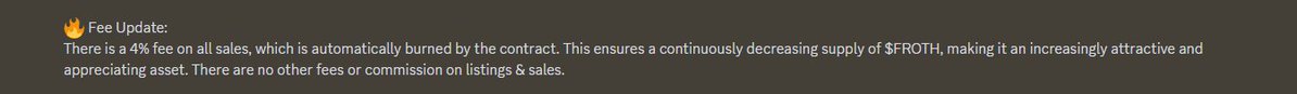 #TokenBurn!!!! Marketplace has launched👀👀👀  let the $Froth burning commence!!! 🔥🔥  #matic #P2EGame #polygon #utility #web3‌‌