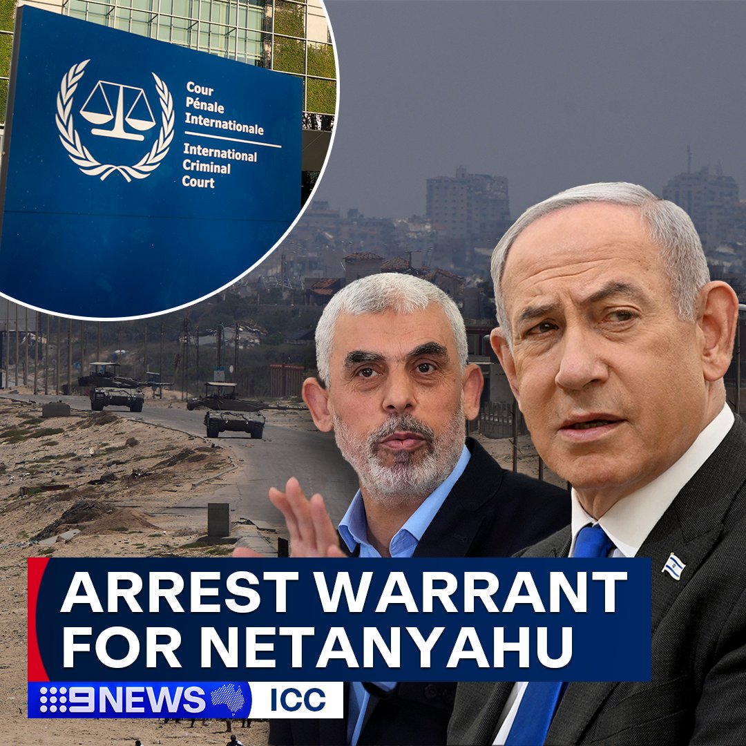 Arrest warrants for Israeli Prime Minister Benjamin Netanyahu and Hamas leaders are being sought by the International Criminal Court. The chief prosecutor applied for the warrants over alleged war crimes and crimes against humanity. #9News DETAILS: nine.social/I1z