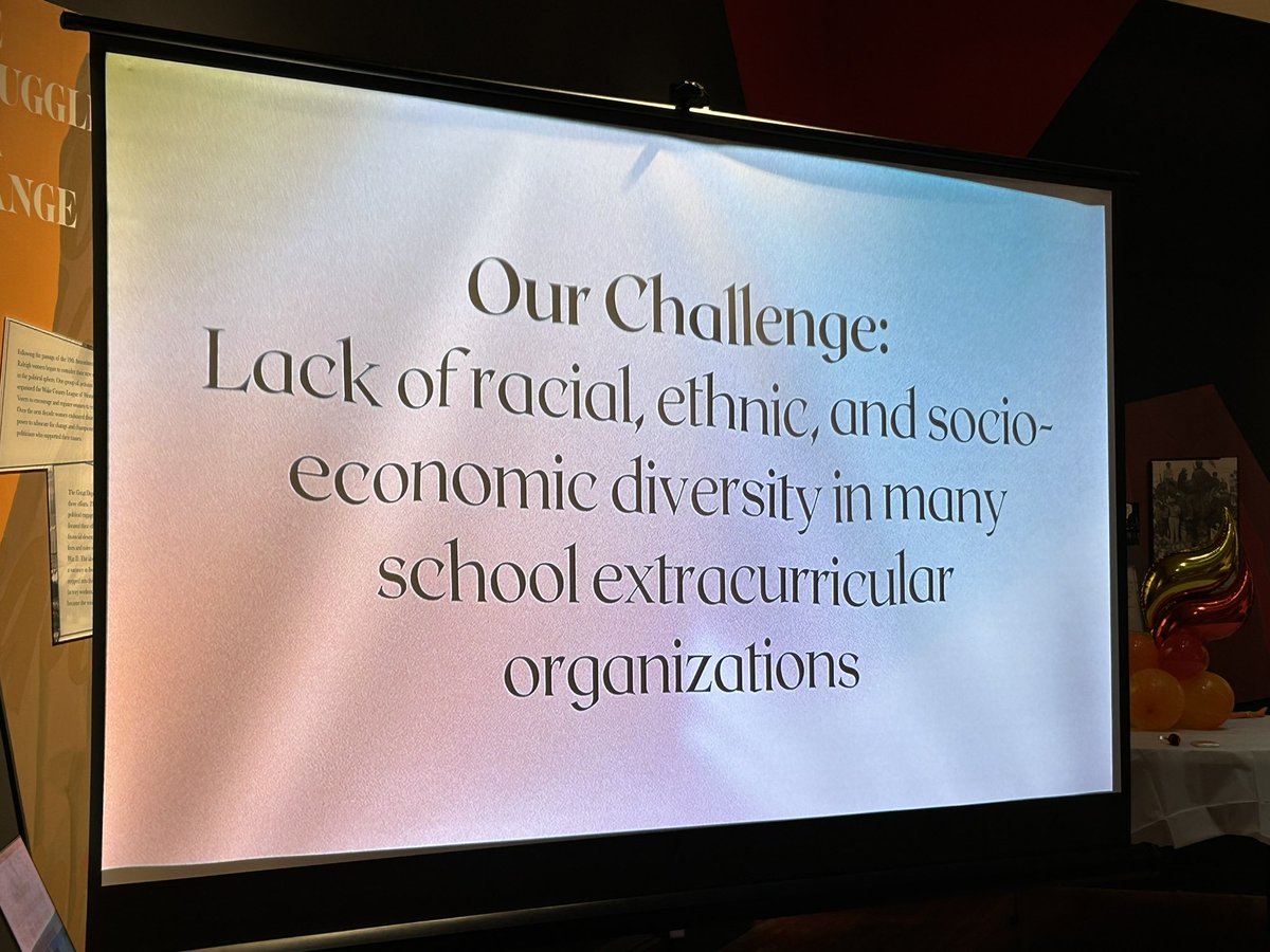 CMcCabeWCPSS's tweet photo. Amazing IGNITE presentations by our students tonight. @SpartanTweets students shared their equity problem and solutions. Proud of our students! https://t.co/v3HqwCMoTK