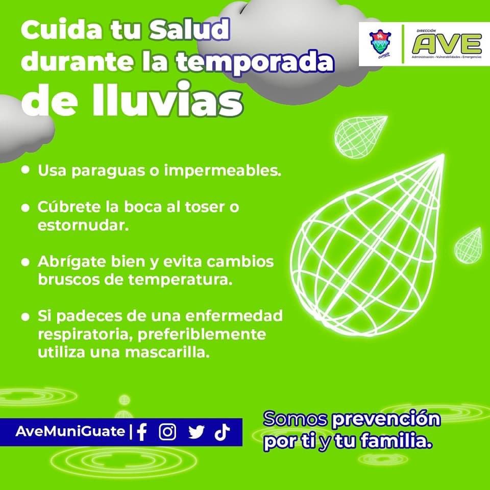 Consejos para cuidar de tu salud ante la Temporada de #Lluvias 2024 ☔️🇬🇹⚠️ @amilcarmontejo #TraficoGT