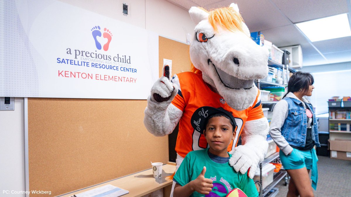 5280Miles's tweet photo. Had a blast celebrating new @apreciouschild Satellite Resource Centers funded by the Denver Broncos Foundation. 👏

Stopped by Kenton Elementary School and Westminster High School this month with @BroncosOffField &amp; @BroncosCheer to support these grand openings. 🥳 https://t.co/m7WPr91tKf
