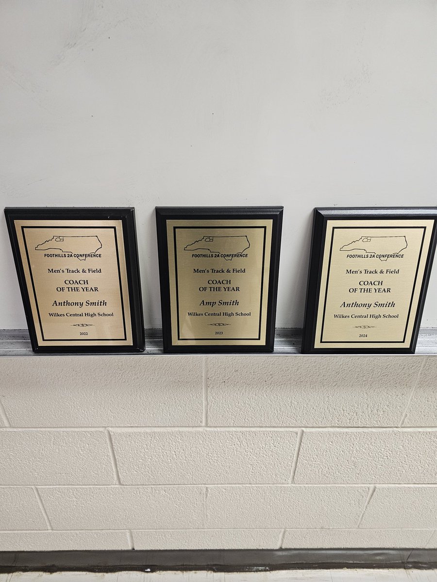 🌟 I've been honored as a 3-time Conference Track and Field Coach of the Year! This recognition is a testament to the hard work and perseverance of our athletes, especially with the ongoing construction on our track.
